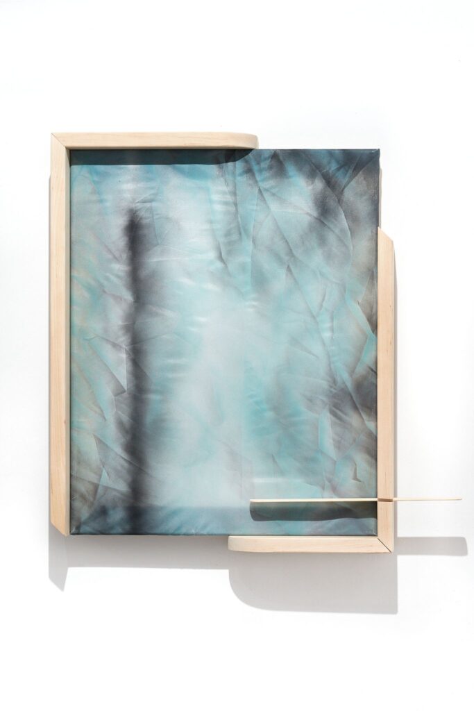 Loty CT 2023 acrylic enamel on satin wood 59x58x9 cm 1